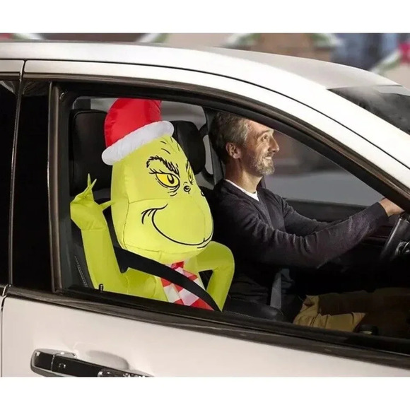 Dr. Seuss The Grinch Car Buddy Christmas Airblown Inflatable - BRAND NEW. - Picture 1 of 7
